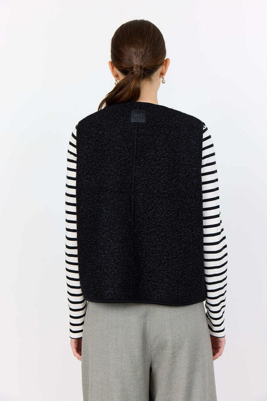 Nissa-1 vesti, svart