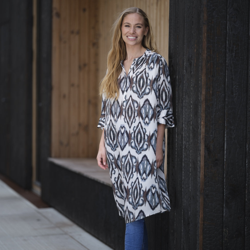 Frederikke kjóll, blár