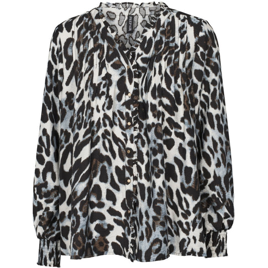 Macy blússa, hlébarða