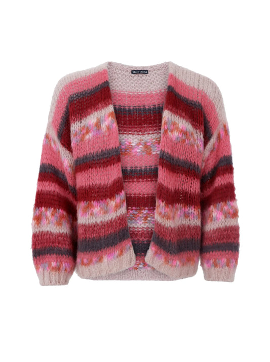 Fontana peysa, bleik/rauð