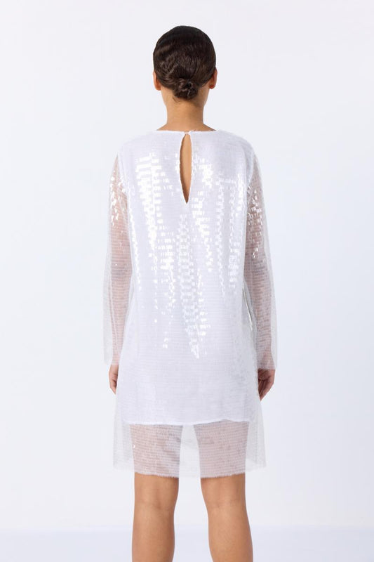 Bianco kjóll, hvítur