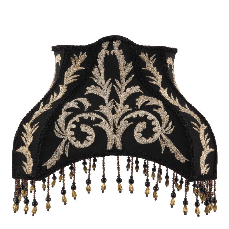 Lampaskermur 27cm, svartur