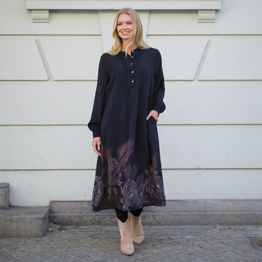 Caroline kjóll, dökkblár