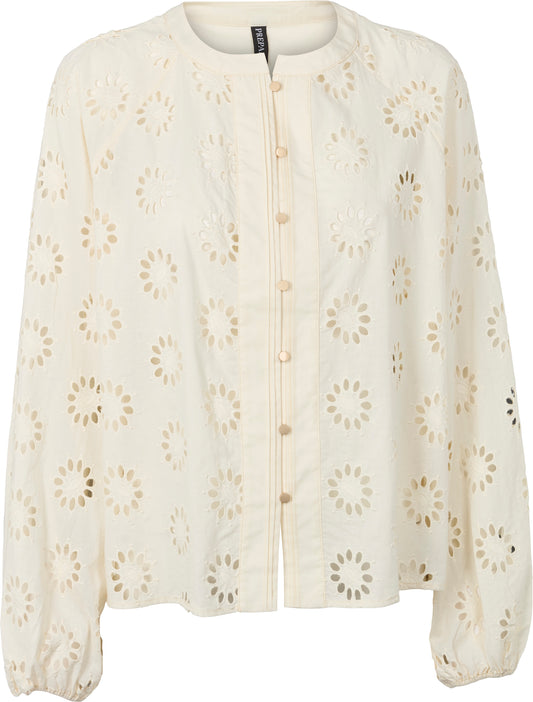 Avery blússa, offwhite