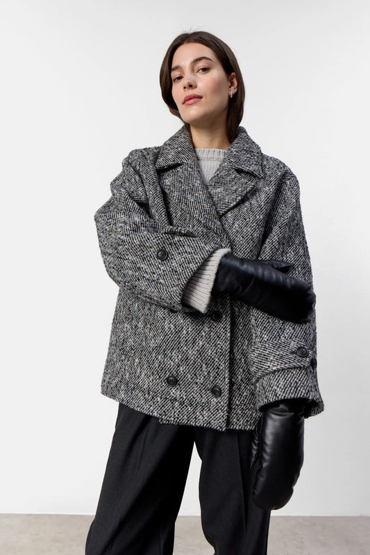 Hester leðurlúffur, svartar