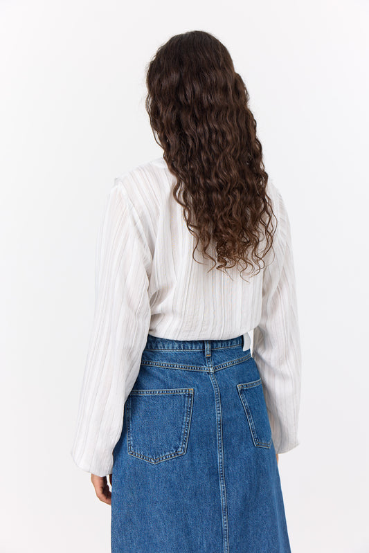 Isabel blússa, hvít