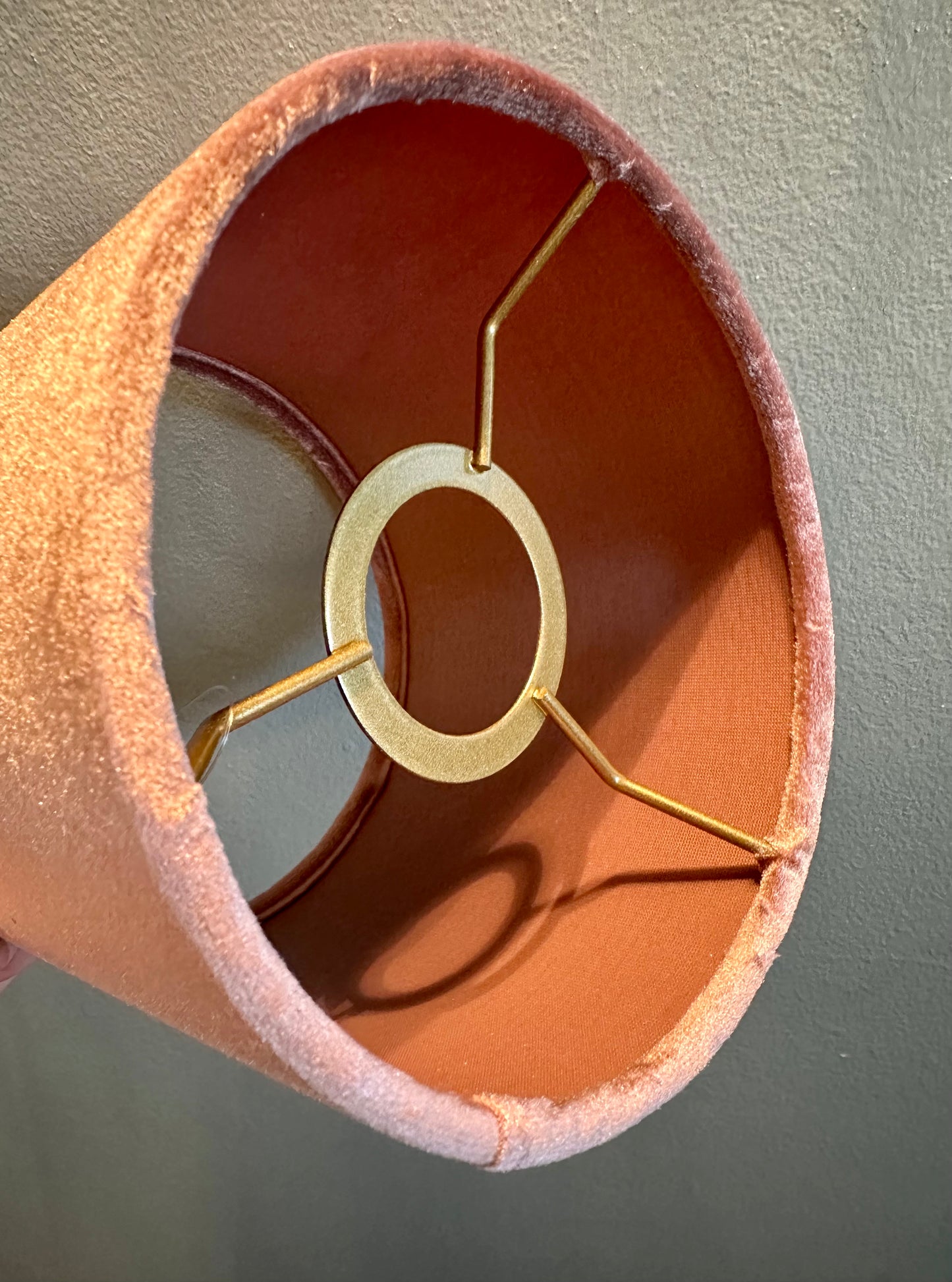 Lampaskermur 20cm, bleikur