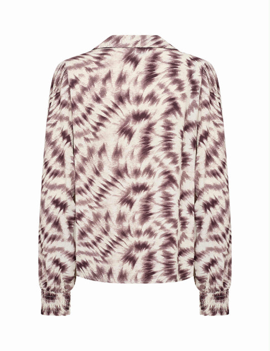 Nerissa 1 blússa, burgundy