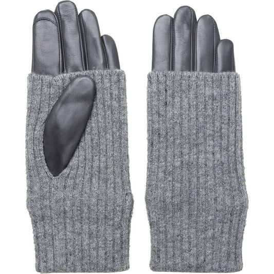 Adda leðurhanskar, svartir