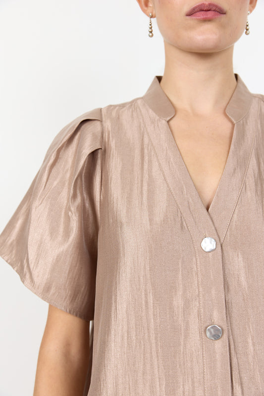 Olgine 1 blússa, gyllt