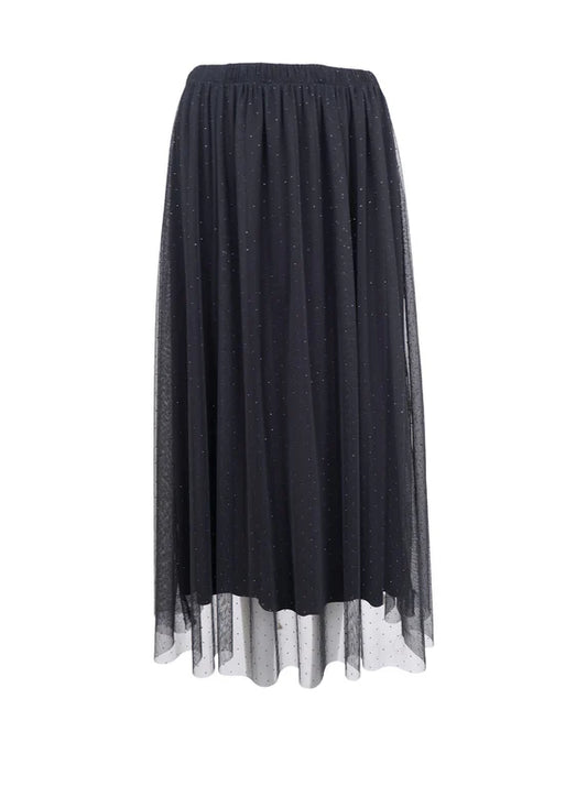 Daimi mesh pils, svart