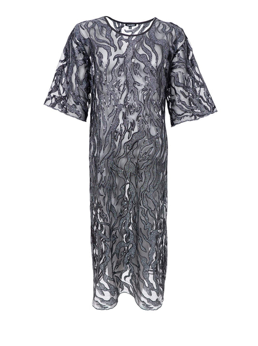 Maggie kjóll, svartur/silfur