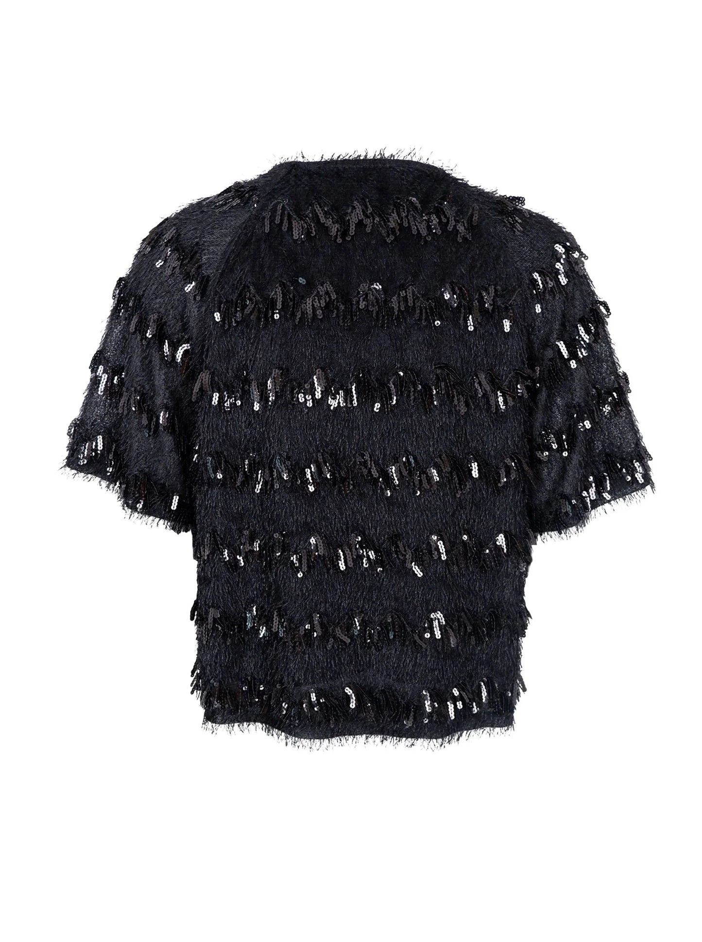 Fitz stuttermabolur, svartur