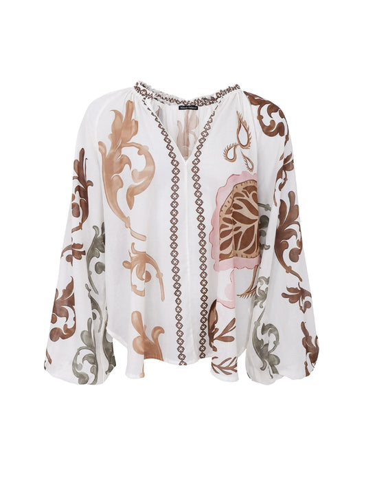 Holly blússa, ljós