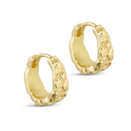 Vela eyrnalokkar, gylltir