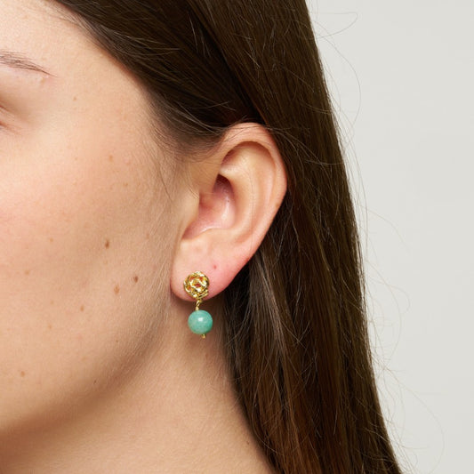 Lucca eyrnalokkar, bleikir