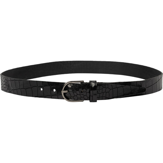 Firina leðurbelti, svart