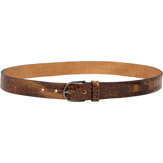 Firina leðurbelti, brúnt