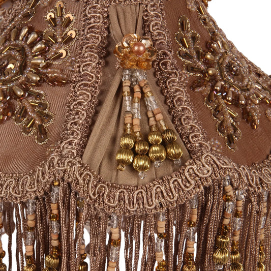 Lampaskermur m.kögri, brúnn