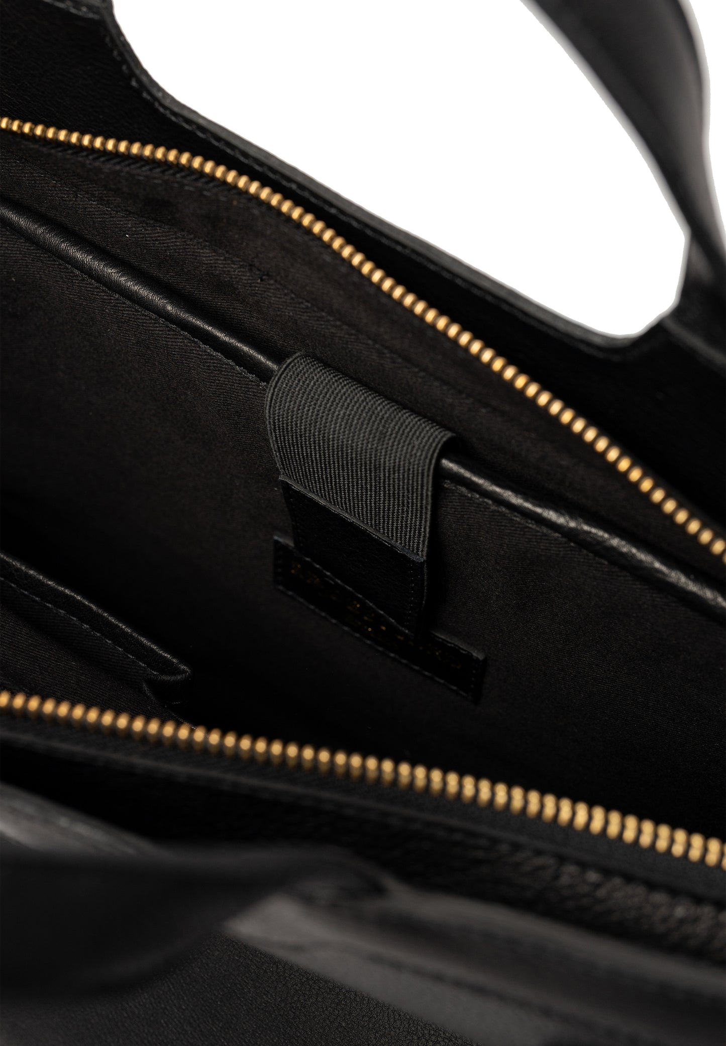 May leðurtaska stór, svört