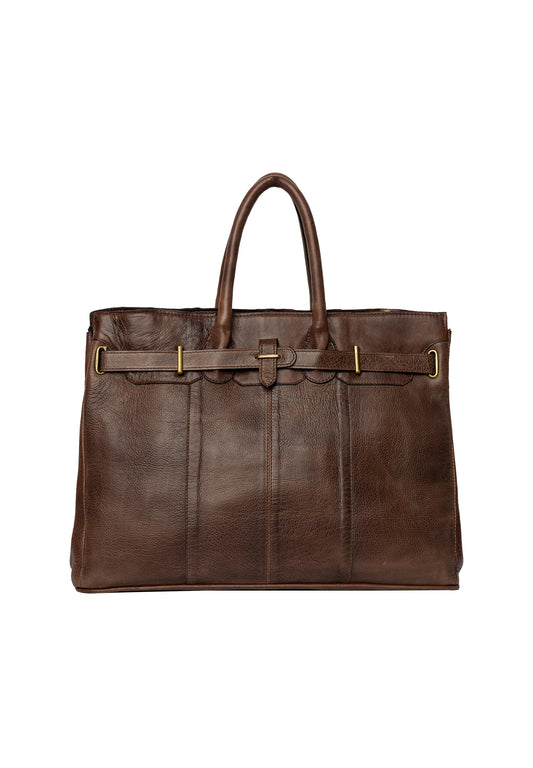 Mada leðurtaska stór, woodsmoke