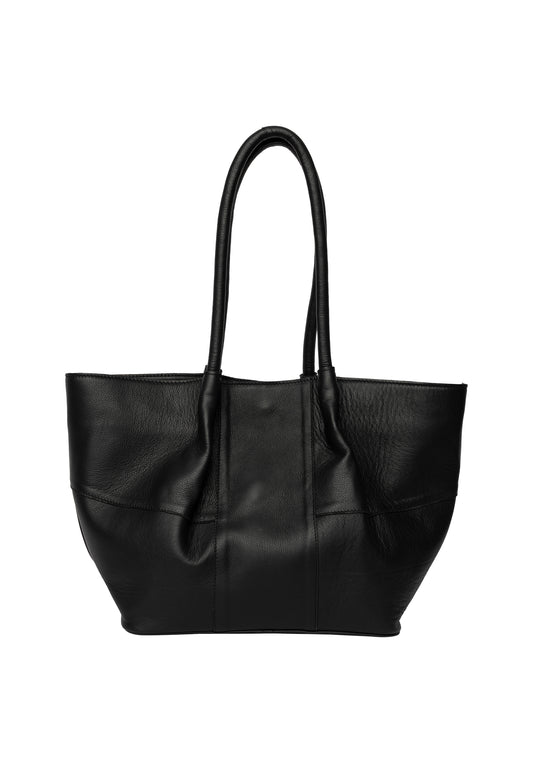 Mane leðurtaska minni, svört