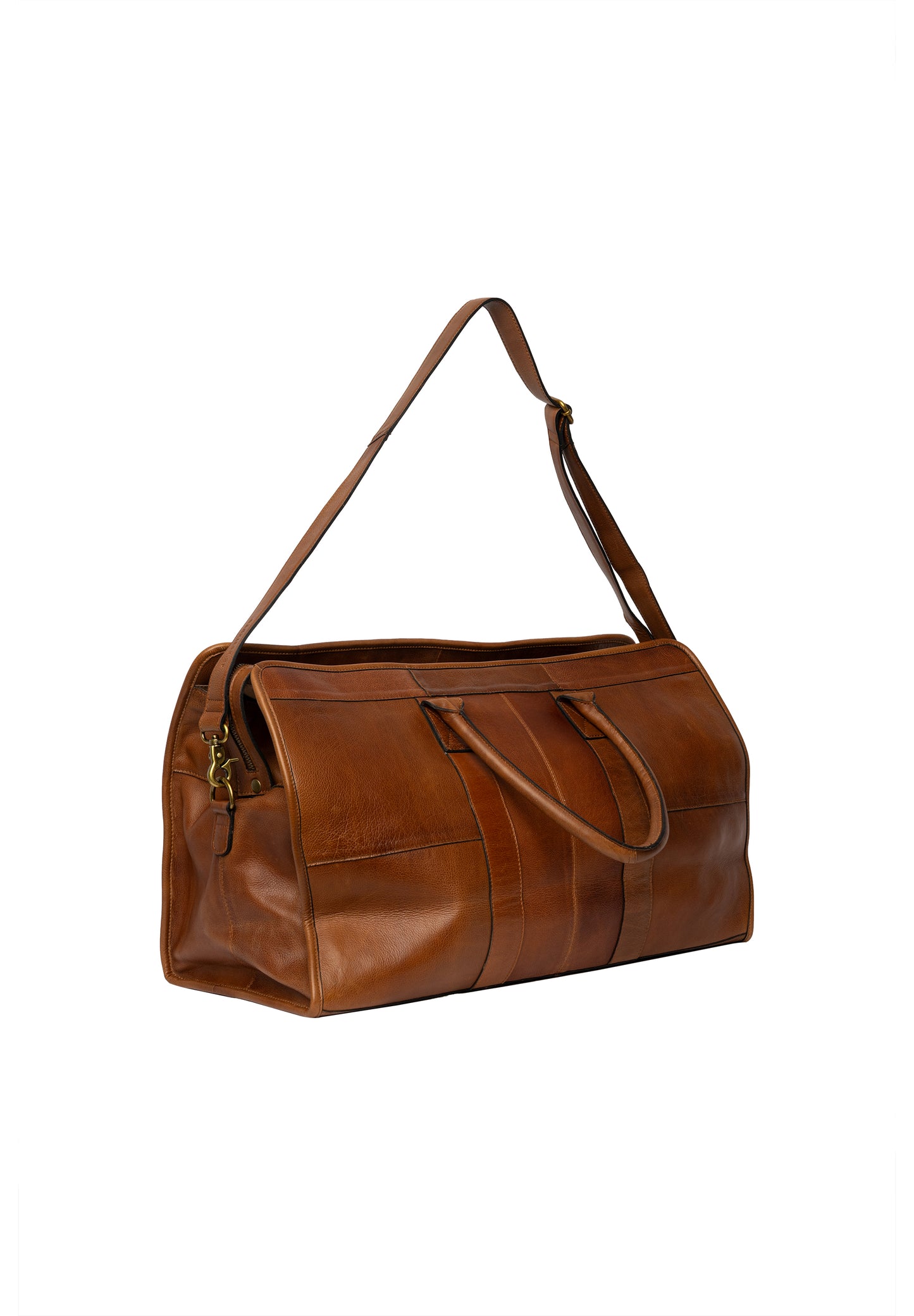 Mumi weekend leðurtaska, walnut