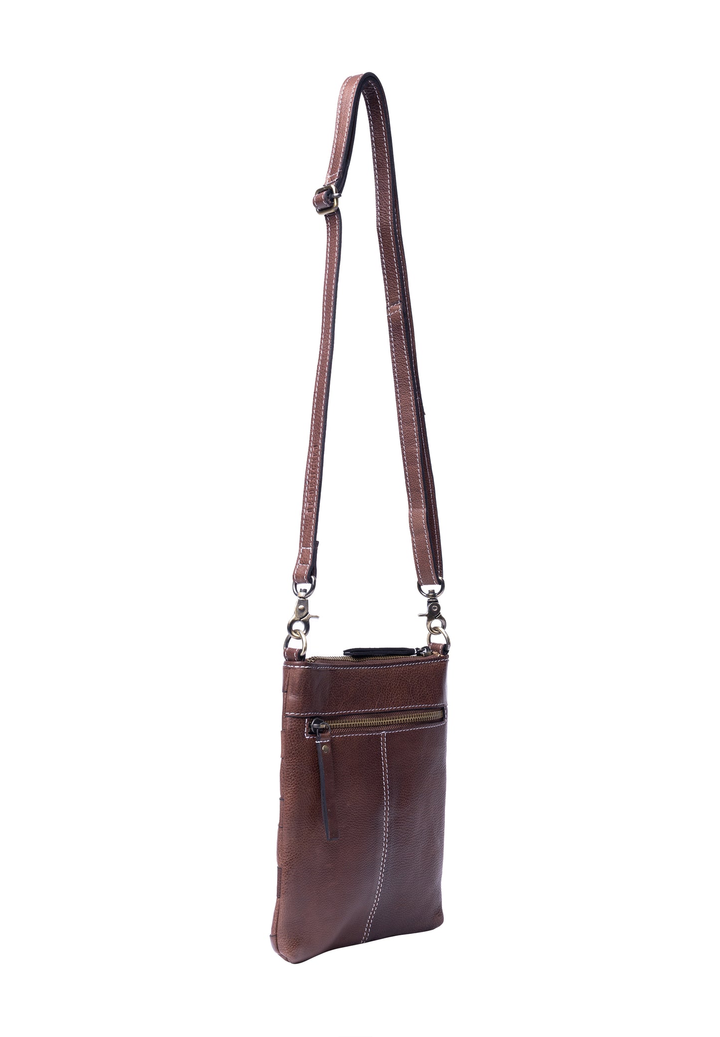 Noor leðurtaska lítil, woodsmoke