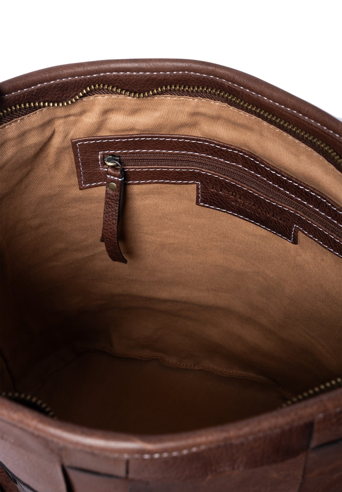 Noor leðutaska stór, woodsmoke