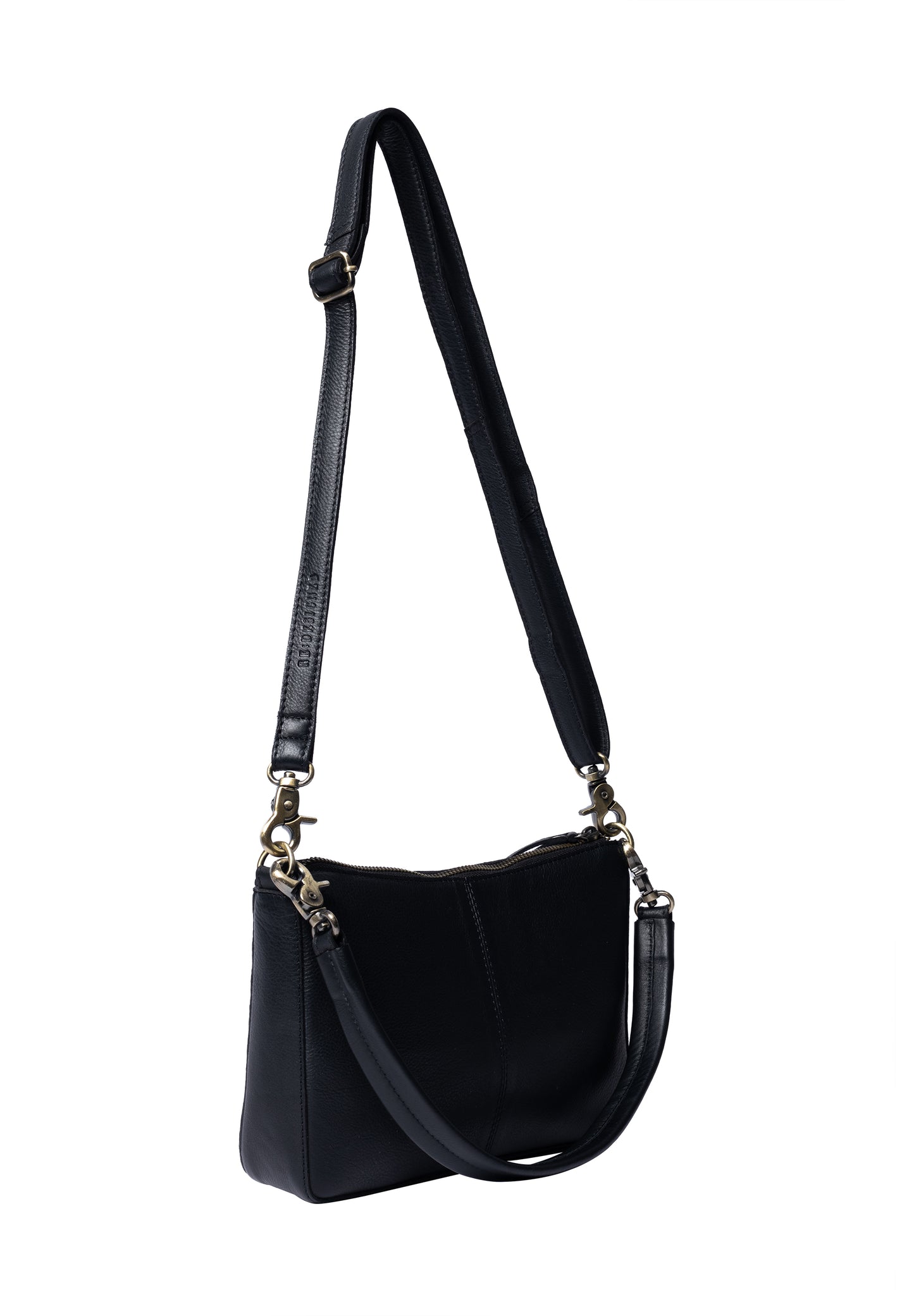 Nada leðurtaska, svört