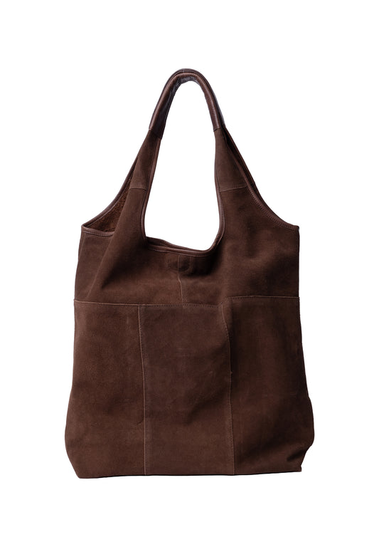 Lyra shopper, rúskinn -woodsmoke