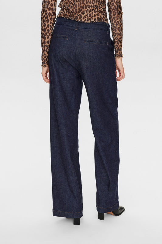 NuAmber gallabuxur, dökkbláar 3012