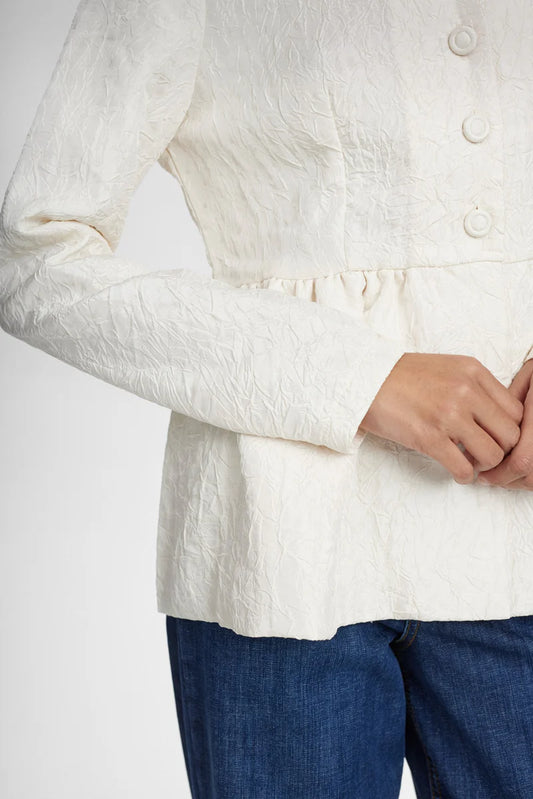 NuDanielle blússa, hvít