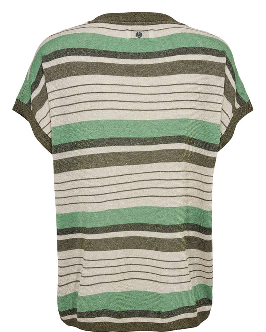 NuLaura Darlene stuttermapeysa, græn