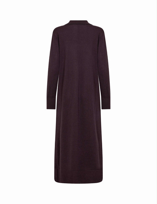 Ismaila 12 kjóll, burgundy