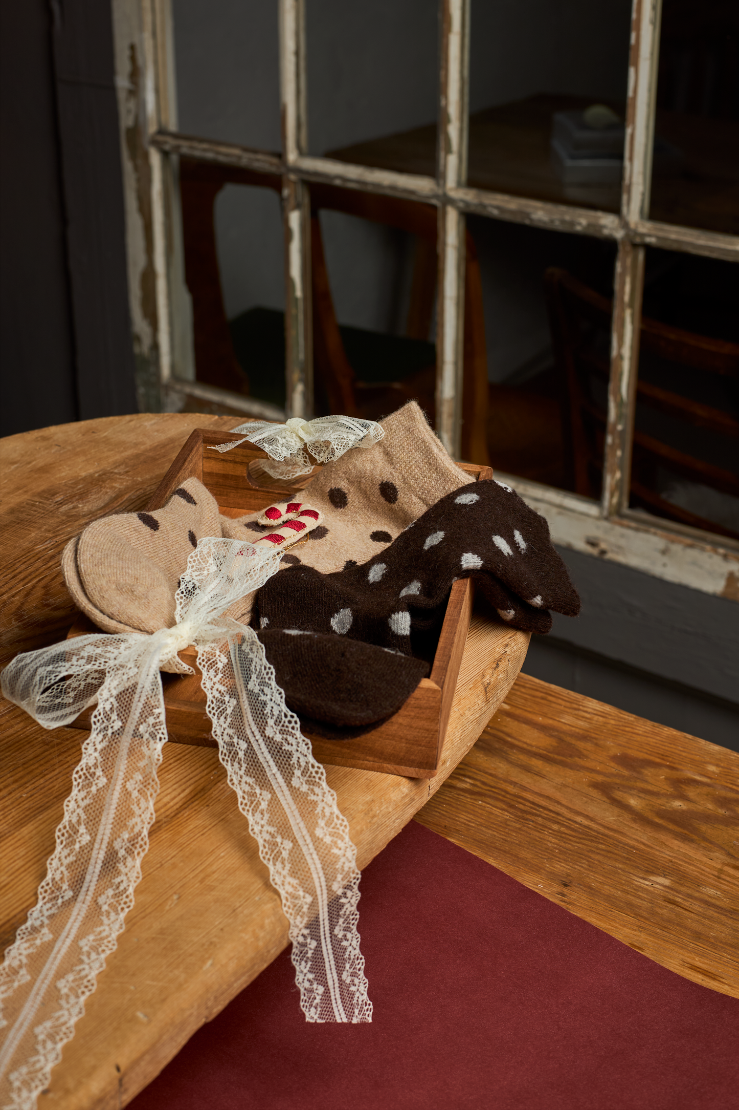 Heather þykkir sokkar, brúnir