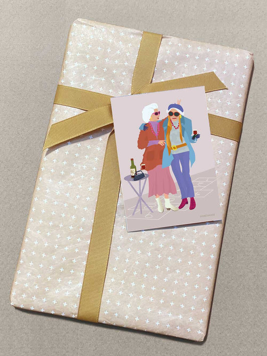 Kort, lítið -vinkonur