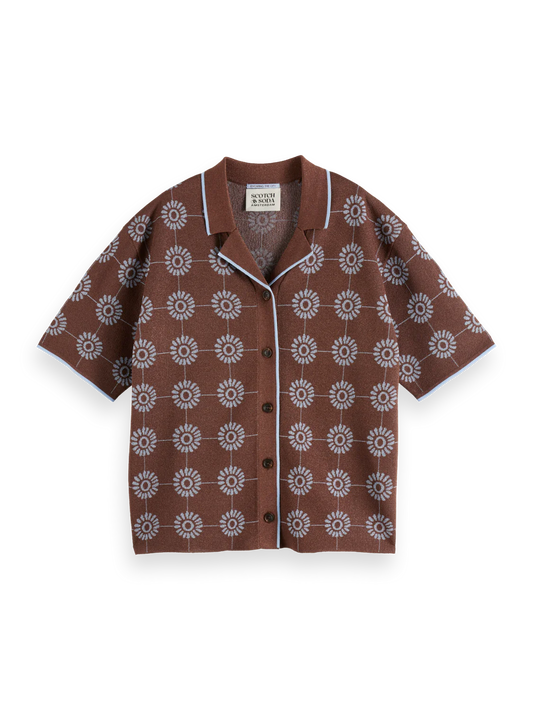 Scotch & Soda knit stuttermablússa