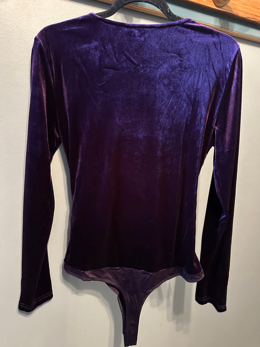 Lione velúr samfella, fjólublá