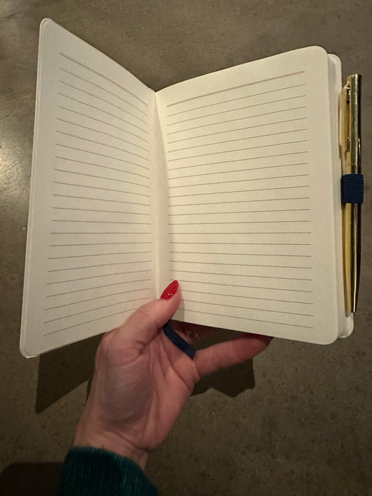 Skrifblokk með penna, Shiitake Happens