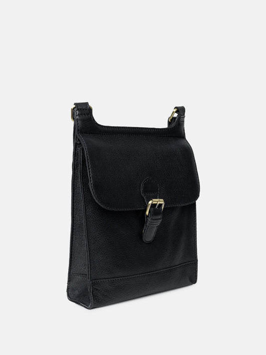 Jeane leðurtaska, svört