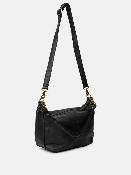 Jess leðurtaska minni, svört