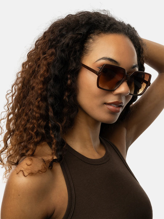 Julia sólgleraugu, brún