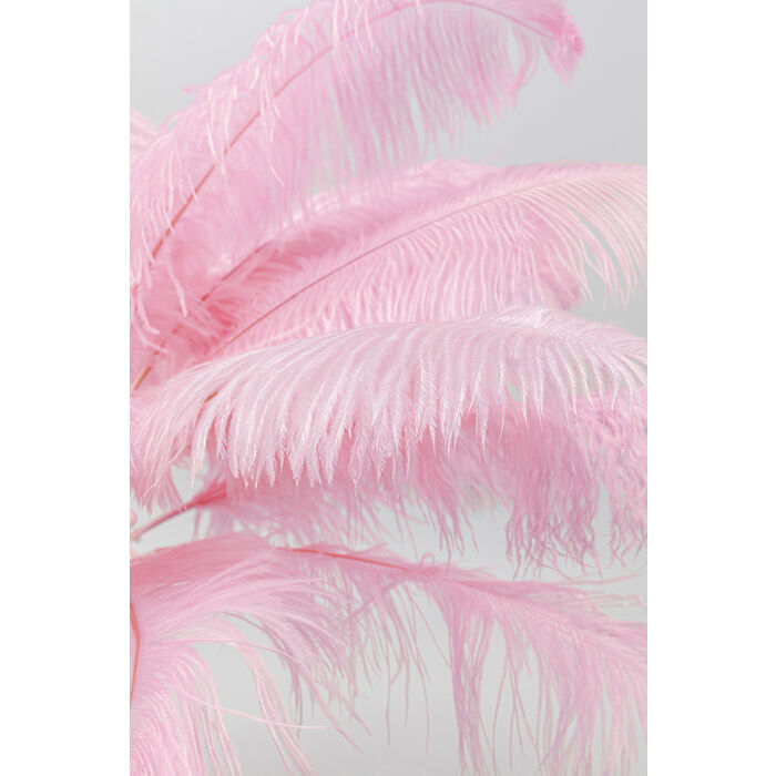 Feather borðlampi, bleikur