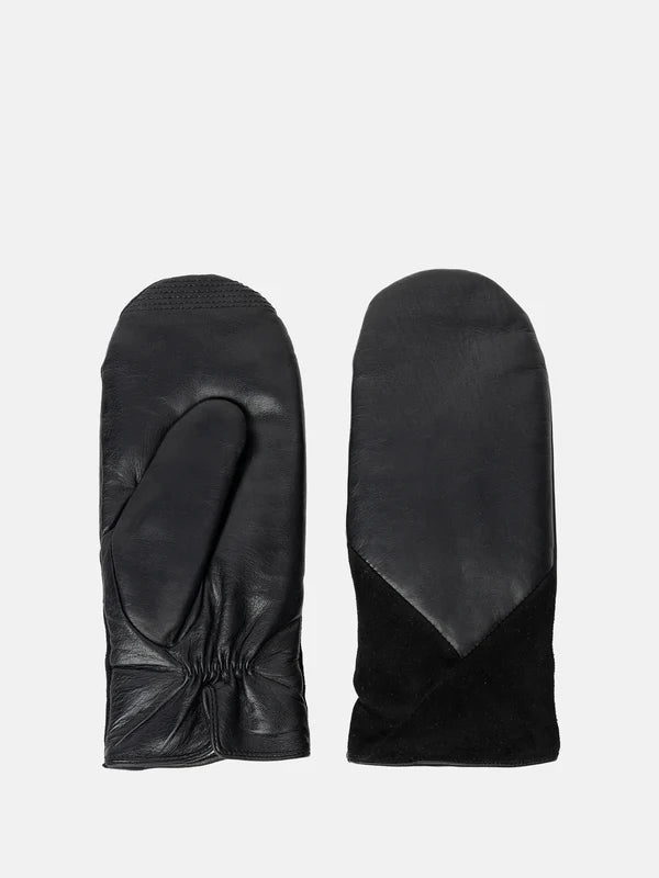 Karma leðurlúffur, svartar