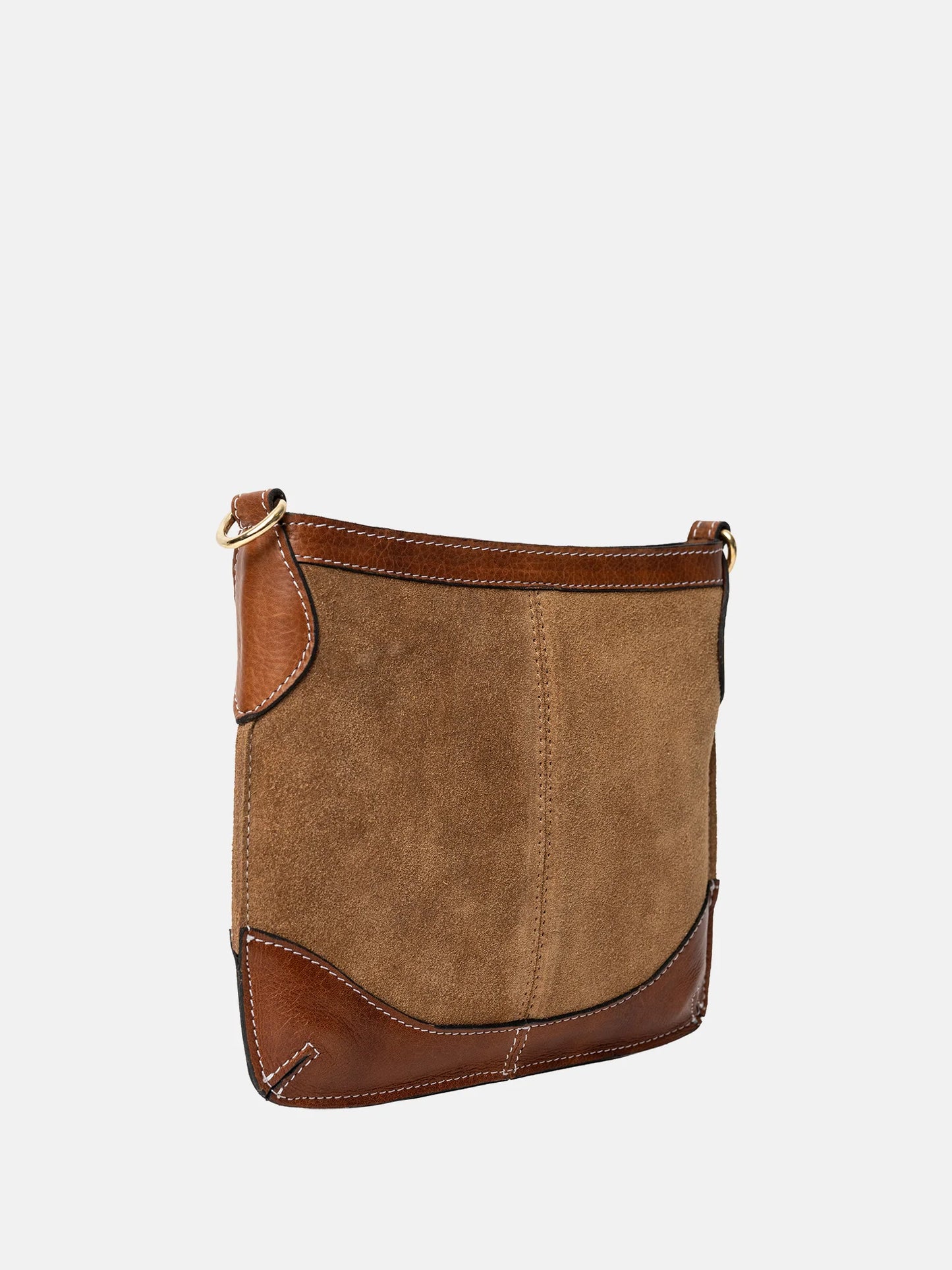Lucie rúskinnstaska minni, walnut