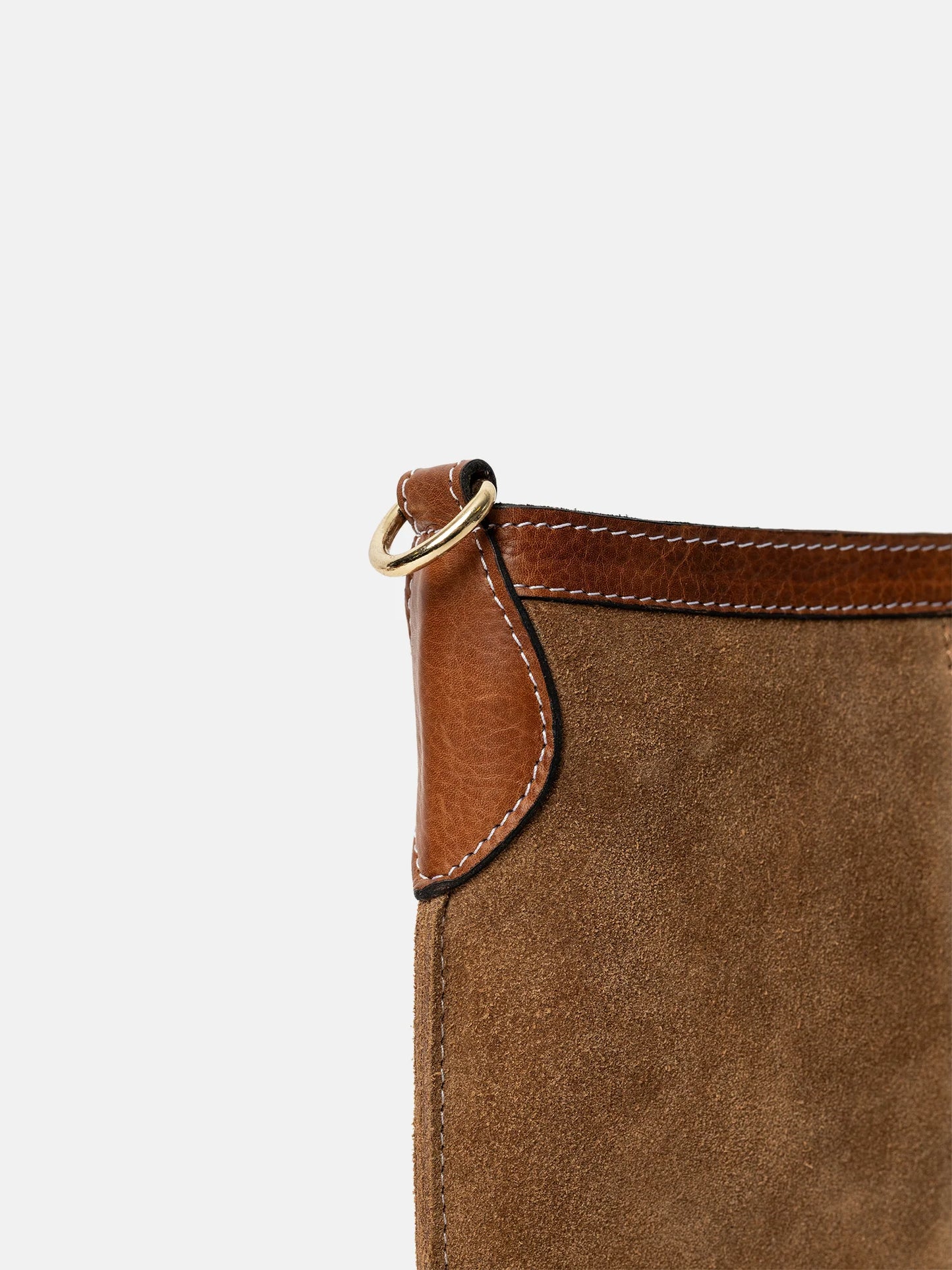 Lucie rúskinnstaska minni, walnut