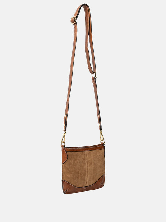 Lucie rúskinnstaska minni, walnut