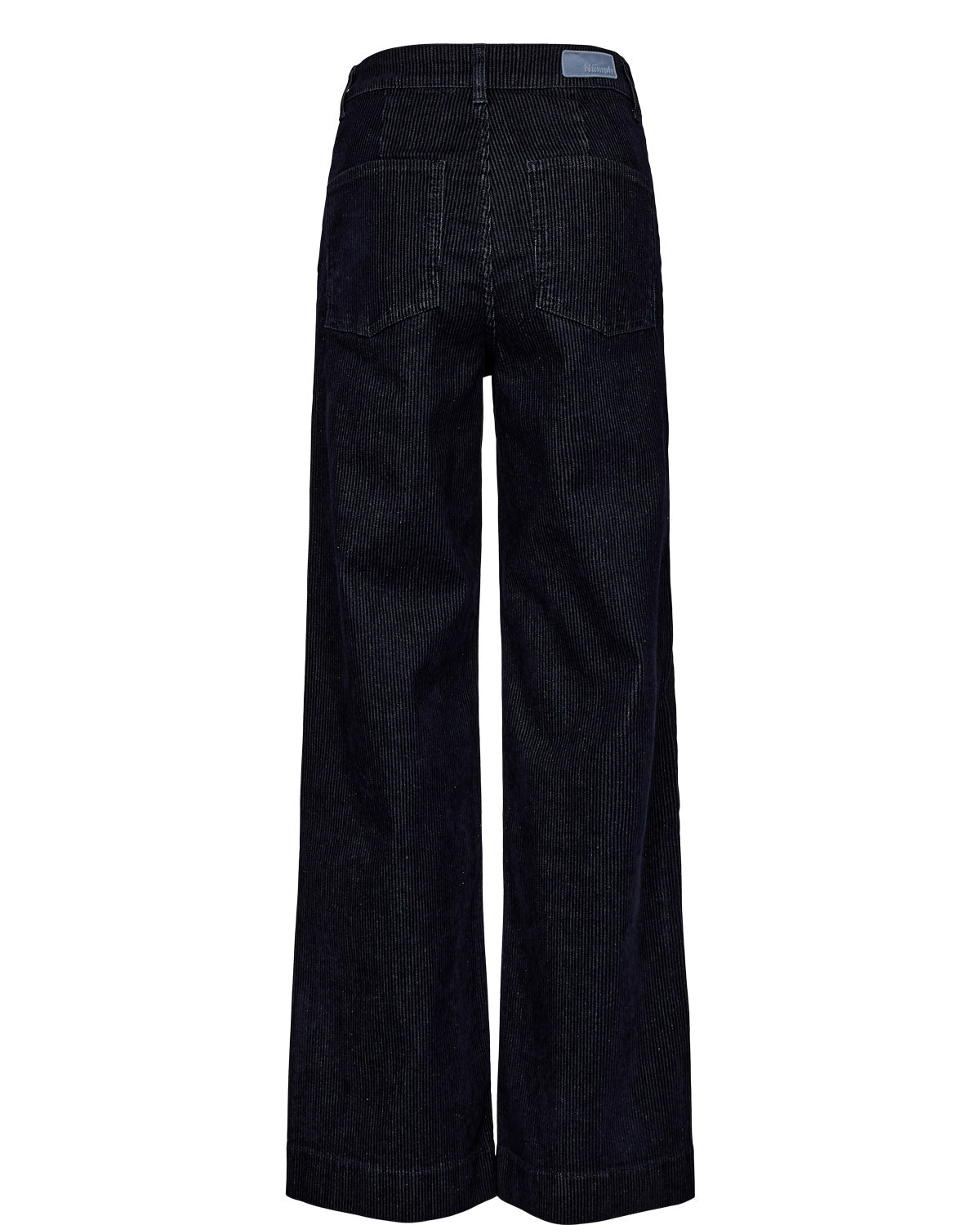 NuParis Flock Glam buxur, dökkbláar