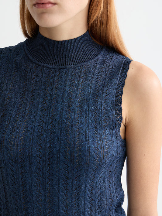 Scotch glimmertoppur, blár